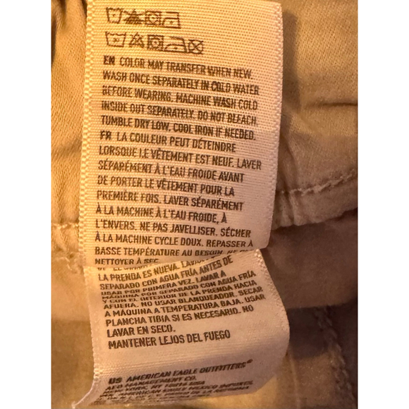 American Eagle Outfitters Super Stretch Gray Brushed cotton pants size 8 Short - Picture 11 of 11